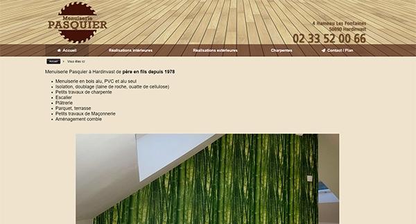 Lancement Menuiserie Pasquier