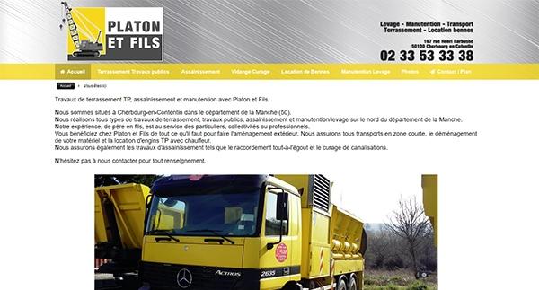 Lancement Platon et Fils