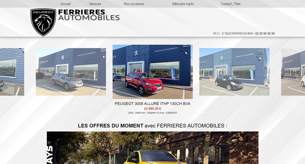 Mise &agrave; jour Ferri&egrave;res Automobiles