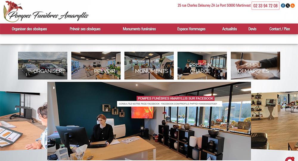 Lancement des Pompes Fun&egrave;bres Amaryllis