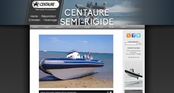 Lancement Semi rigide de Cornouaille